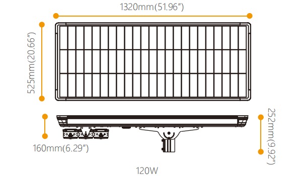 solar street light-120W