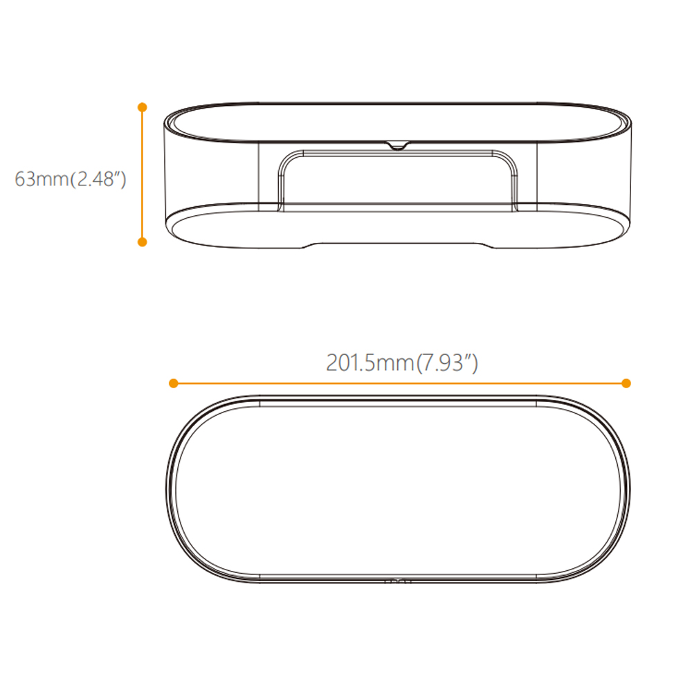 Solar Wall Light size